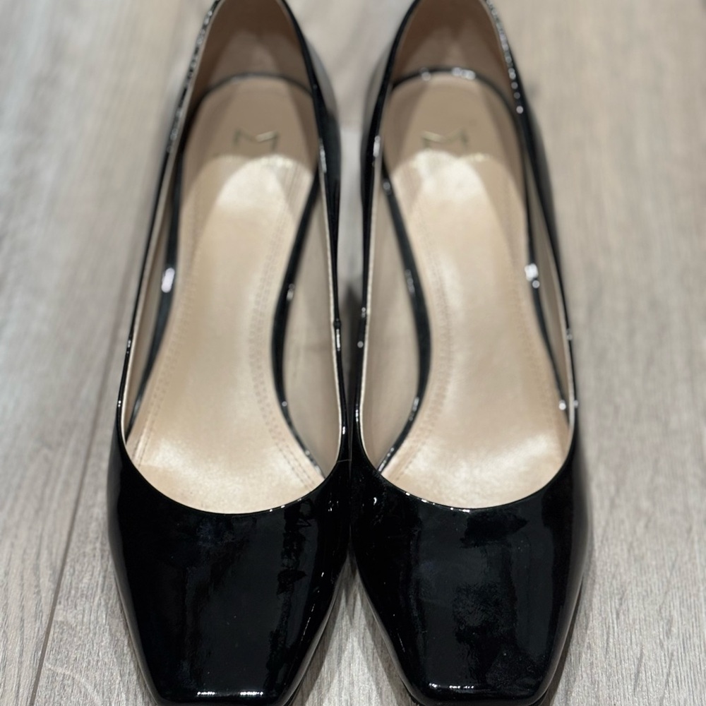 Black Patent Leather Heels